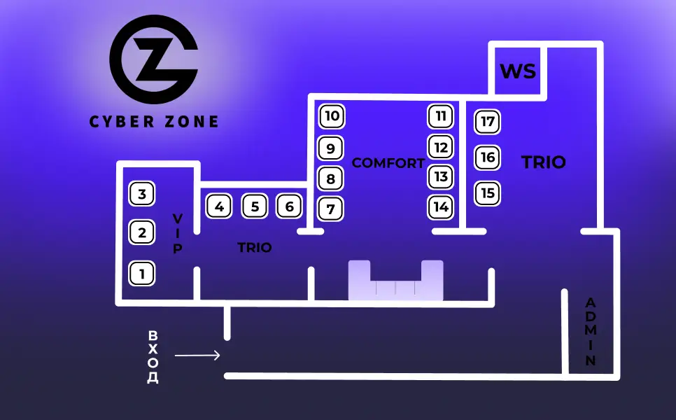 Изображение клуба Cyber Zone | Красносельский район № 6